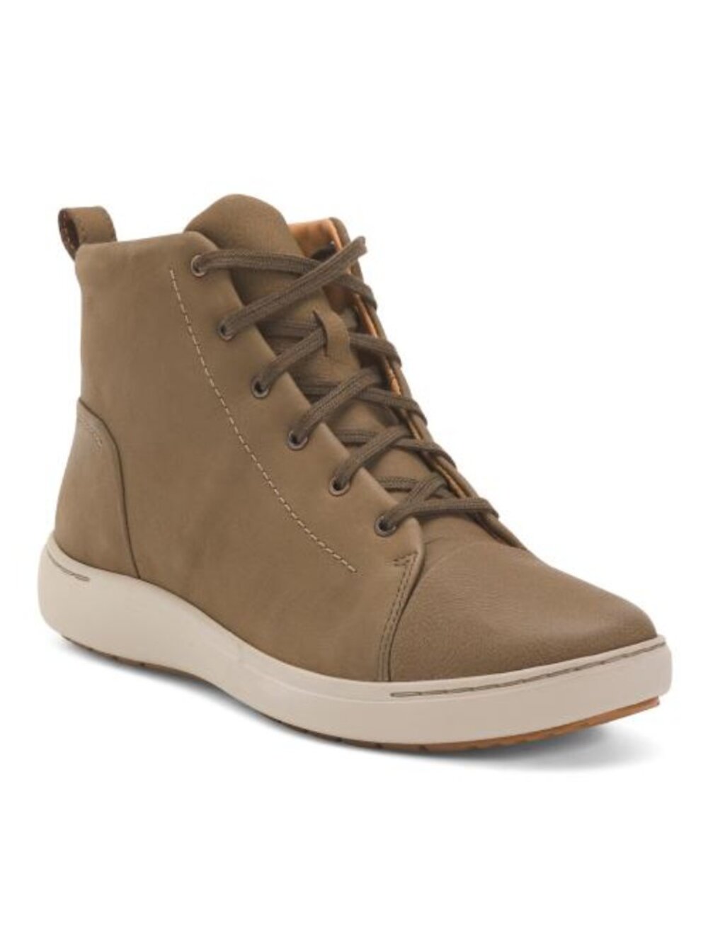 CLARKS Wide Leather Nalle Lo Comfort Boots